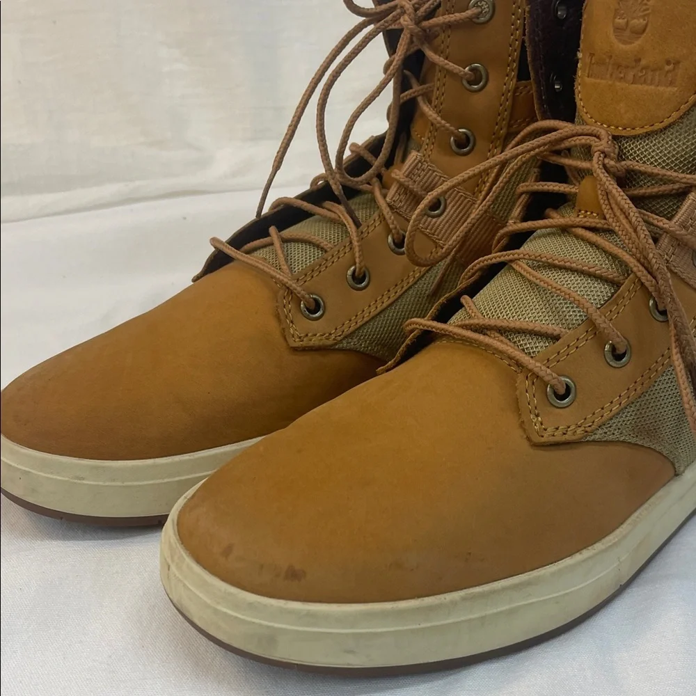 Timberland Men's Tan and Olive Boots size 10 - Picture 14 of 16